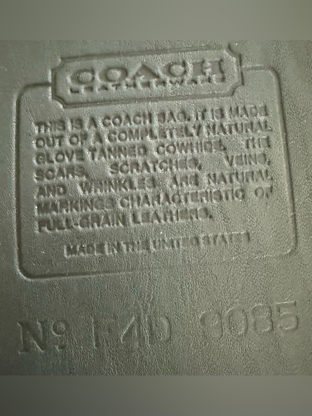 Vintage Coach 9085 XL Duffle Sac - Picture 3 of 4